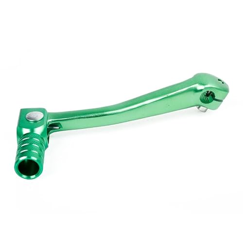 Skdvy Dirt Bike Klappbarer Schalthebel, CNC-Aluminium-Klappschalthebel for Motorräder, Zubehör for 110/125/140/150/160/250 cc, Dirt Bike Pit Bikes(Green)