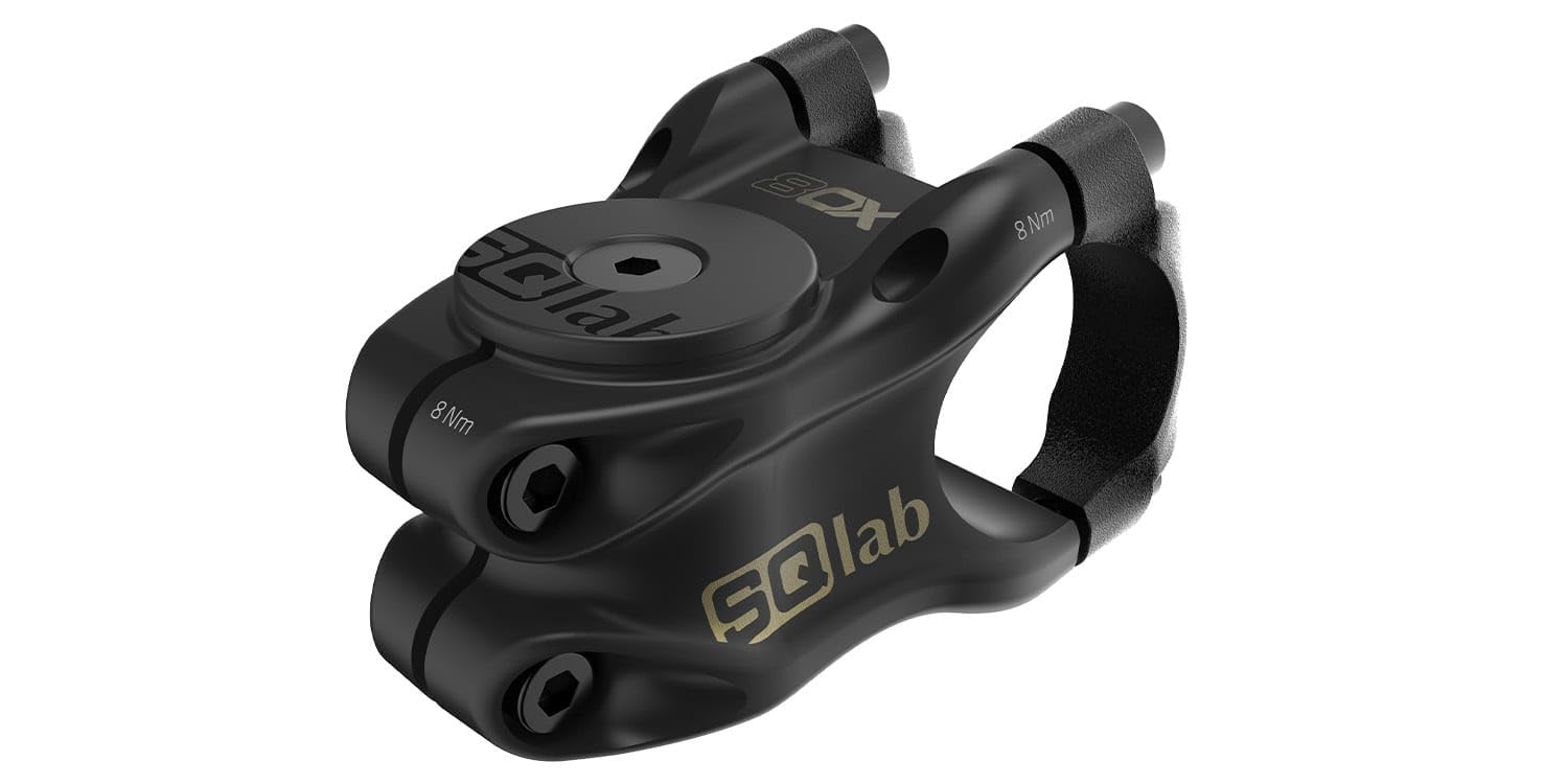 SQlab 2357 Unisex Jugend 8OX Fabio Wibmer MTB Vorbau, Gold-Schwarz, 35 mm-6°