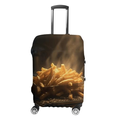 CSGJMYGS Reisegepäckabdeckung, elastisch, waschbar, modisch, kratzfest, für Gepäckstücke von Pommes Frites, Koffer-Schutz, passend für 45,7 - 81,3 cm (18 - 32 Zoll) Gepäck, Stil 5, XL