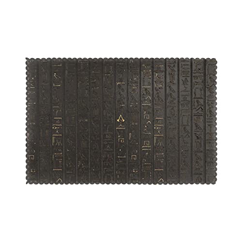 Antike ägyptische Hieroglyphen-Tischsets für Esstisch, 6 Stück, 45,7 x 30,5 cm, leicht zu reinigen, Platzsets für den Tisch, hitzebeständig, wasserdicht