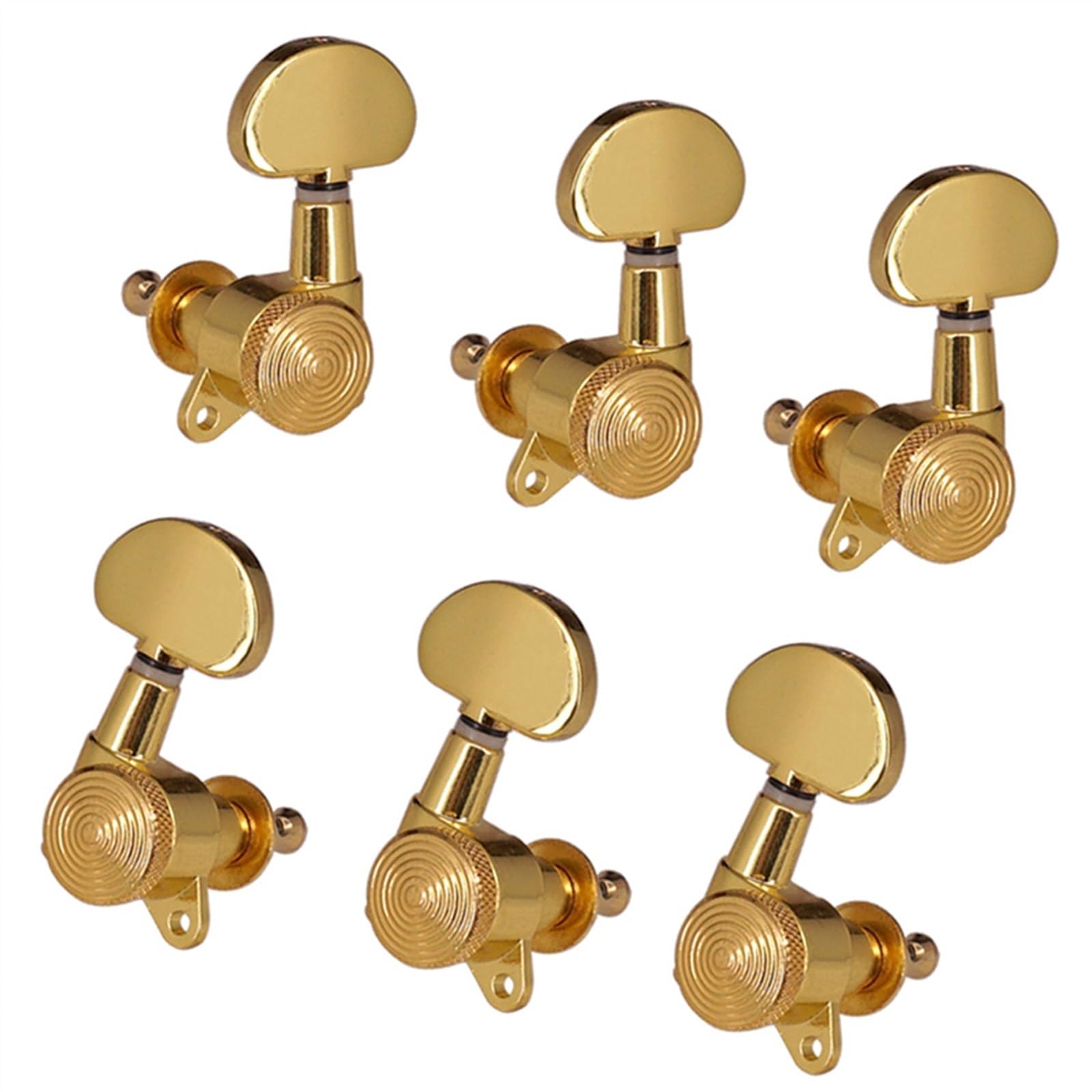 Strings Tuning Pegs Mechaniken Für Gitarre 3R3L Golden Locking Tuner Tuning Bolt Key Machine Head Halbrunder Knopf