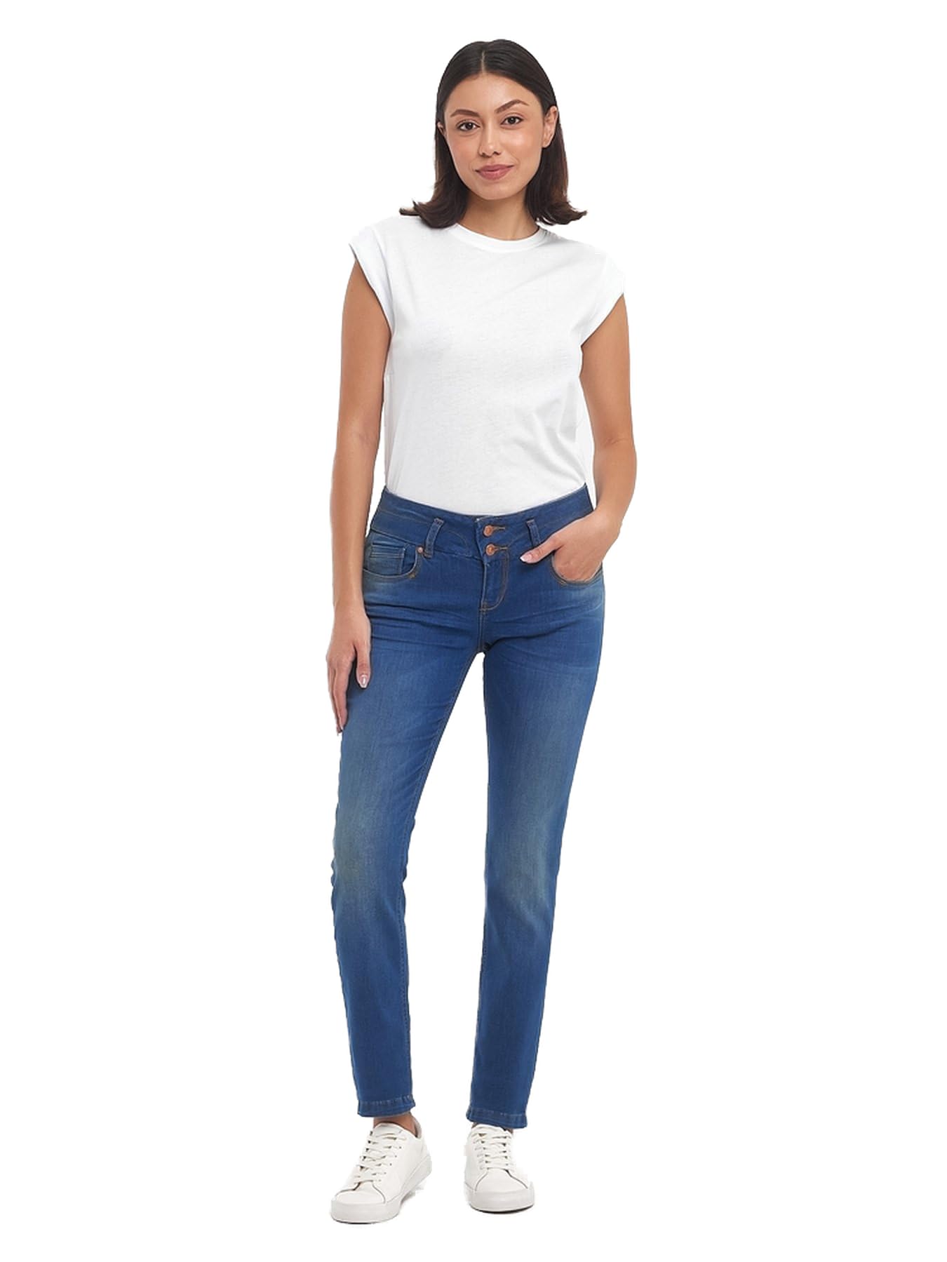 LTB Jeans Damen Zena Jeans, Valoel Wash 50332, 27W/30L