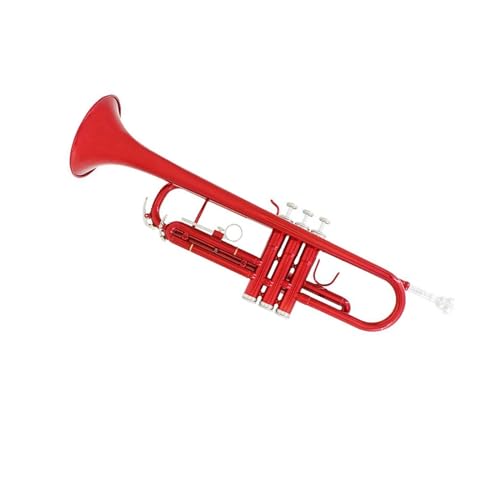 Standard Trompete Rote B-Taste Trompete Messingrohr Student Anfänger Profi spielt Blechblasinstrument Trompete