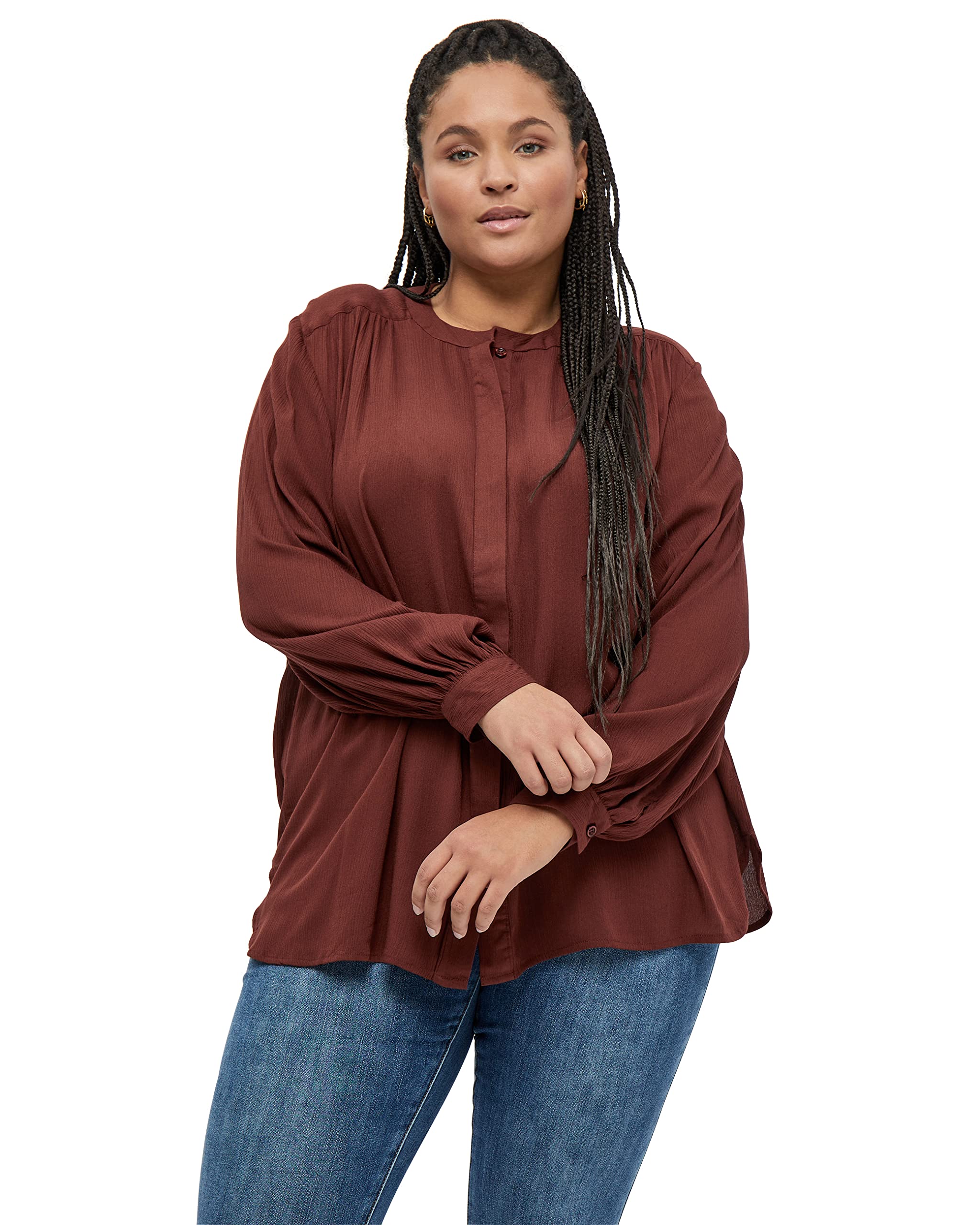 Peppercorn Damen Hayden Shirt Curve Rot 54