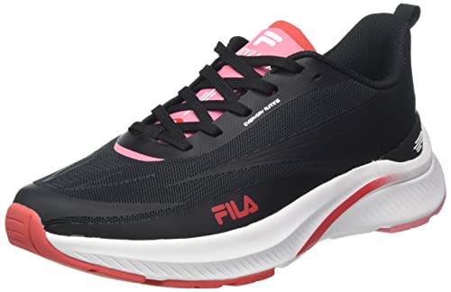 FILA Damen Beryllium wmn Laufschuh, Black-Fiery Red, 38 EU