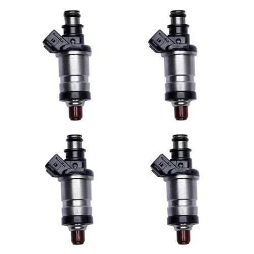 GLILAR Kompatibel Mit Acura Für Integra 1.8L 1996 1997 1998 1999 2000 2001 06164P2J000 4 Stück Auto-Benzindüsen-Einspritzdüsen Autozubehör Auto Einspritzdüse