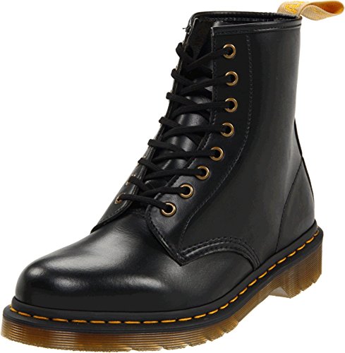 Dr. Martens 1460 Vegan BLACK, Unisex-Erwachsene Combat Boots, Schwarz (Black), 48 EU (13 Erwachsene UK)