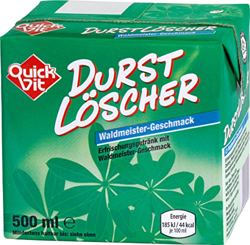 QuickVit Durstlöscher Waldmeister, 12er Pack (12 x 500 ml)