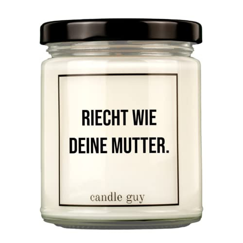 candle guy Duftkerze | Riecht wie Deine Mutter. | Handgemacht aus 100% Sojawachs | 70 Stunden Brenndauer