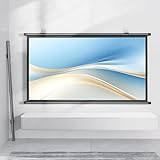 Tragbare Desktop-Projektionsleinwände, HD-Projektionsleinwand, Beamer Leinwand Ultrakurzdistanzprojektion möglich, perfekt für Heimkino, Hochzeitsfeier, Büropräsentation, 3 Stile(Gray Fiberglass,16:9