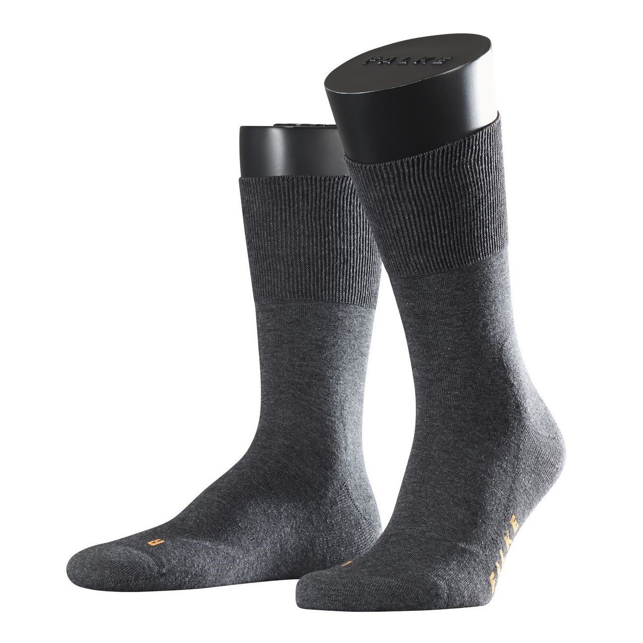 FALKE Sport Spirit Unisex Socken Run 2er Pack, Größe:44/45;Farbe:dark grey