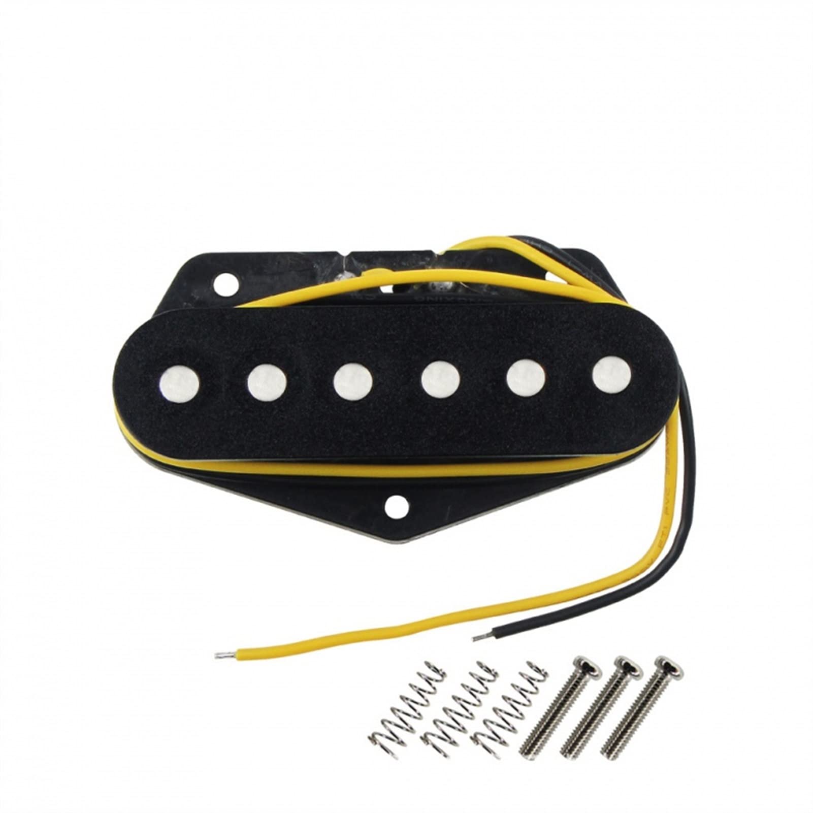 ZENGXUE Pickup E-Gitarren-Brücke Einzelne Spule Alnico5 Magnet Retro Ton Musikinstrument Zubehör Schwarz Humbucker Tonabnehmer Set