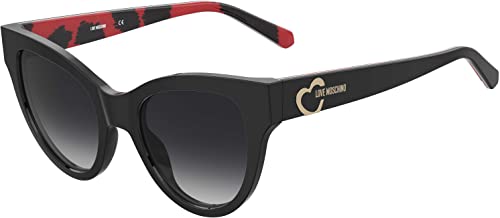 Love Moschino Damen Mol053/S Sonnenbrille, Black Pattern Red, 48