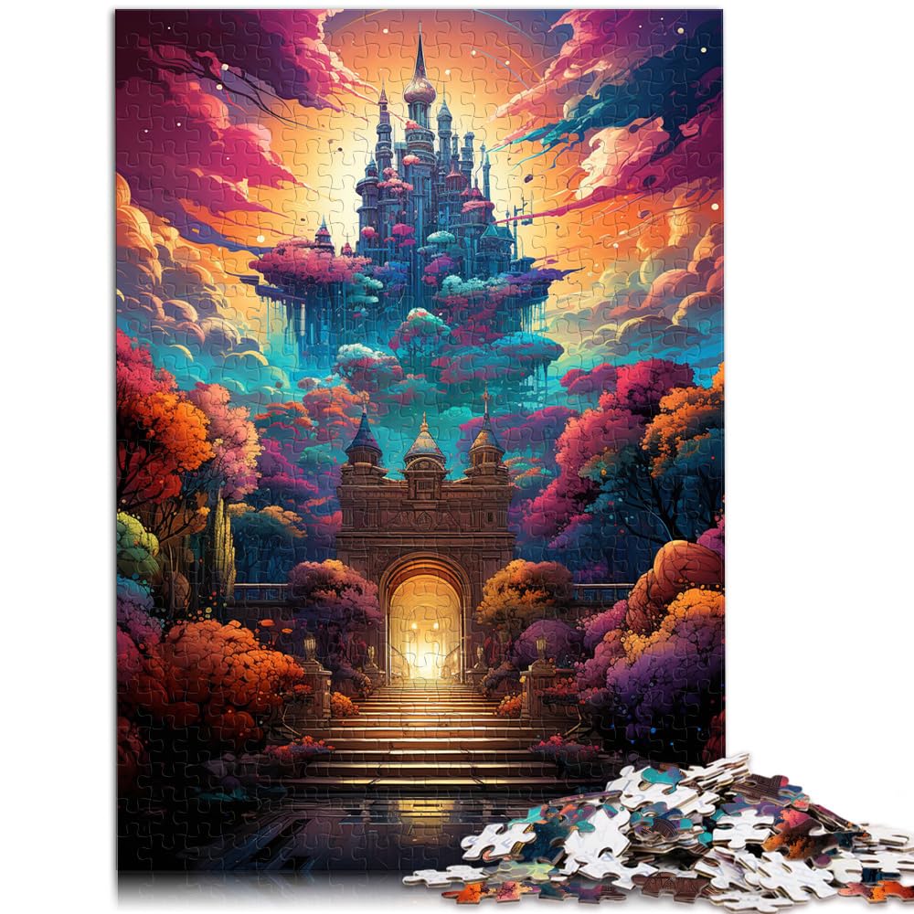 Puzzle für die farbenfrohe Psychedelie von Versailles, 1000 Teile, Puzzlespielzeug, Holzpuzzle als Geschenk für die ganze Familie, 1000 Teile (50 x 75 cm)