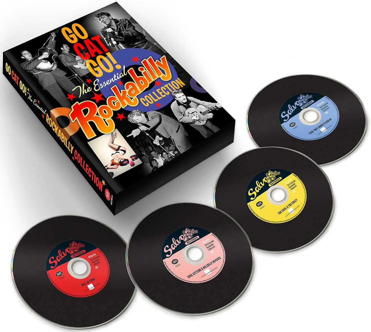 Go Cat Go-Essential Rockabilly Collection (4cd)