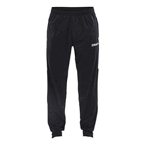 Craft Herren Trainingshose Progress Pant Straight 1905981 Black/White L