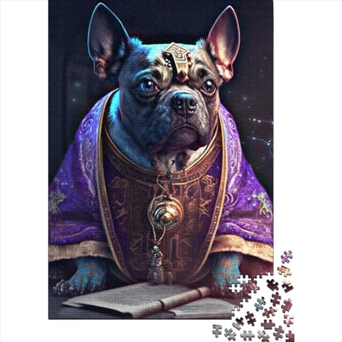 Der Zaubererhund Puzzle für Erwachsene 1000 Puzzle Spielzeug Puzzle für Erwachsene Puzzles ganze Familie und die 75x50cm