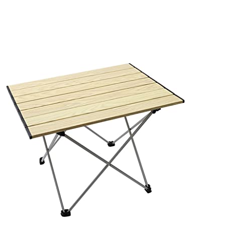 RAABYU Klapptisch Outdoor Tragbarer Klapptisch Aus Aluminium Campingtisch Für Picknick Wandern, Angeln Klapptisch