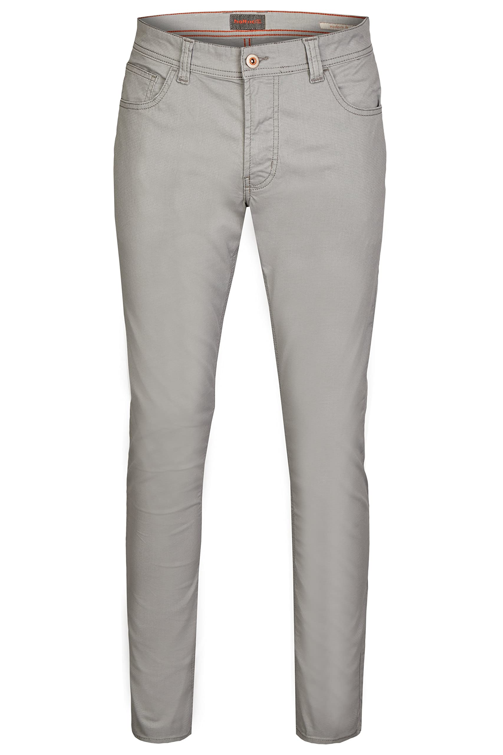 Hattric Herren 5-Pocket-Hose Harris Structure Light Grey 38/32 38/32