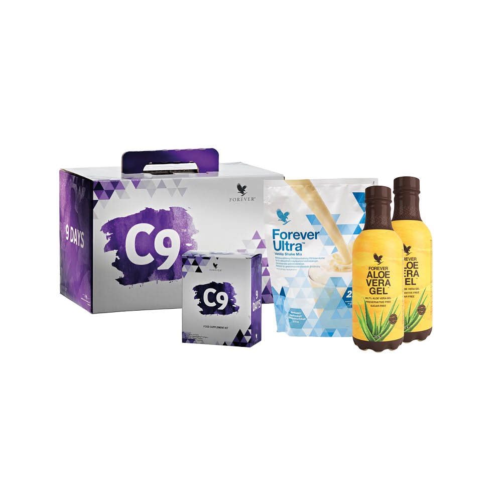 Forever Living Products C9 Vanilla, Gewichtsmanagement, Paket, Reinigungsprogramm, Körperreinigung, Wohlbefinden, gesünderer Lebensstil, Vanille-Geschmack