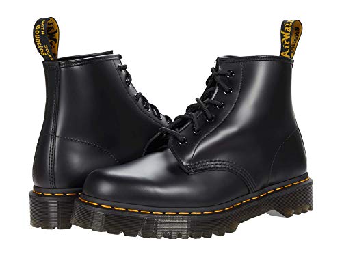 Dr. Martens Unisex 6 x Eye Boots Springerstiefel, Black Smooth, 40 EU