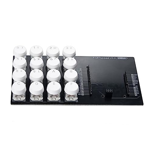 Mllepjdh RGBDuino Keypad V1.0 4x4 Zubehör Für Ihre Duino Boards Und Praktische Buchsenanschlüsse RGBDuino Tastatur