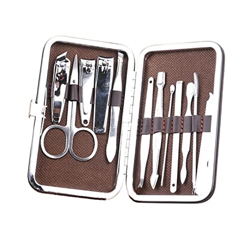 Zehennagelknipser 19/10 / 7 stücke Edelstahl Nagel Clipper Set Professionelleschissor Reiseanzug mit Kastenzehen Trimmer Maniküre Cutter Kit Nagel Werkzeuge Nagelknipser-Set ( Color : 12Pcs Gold Patte