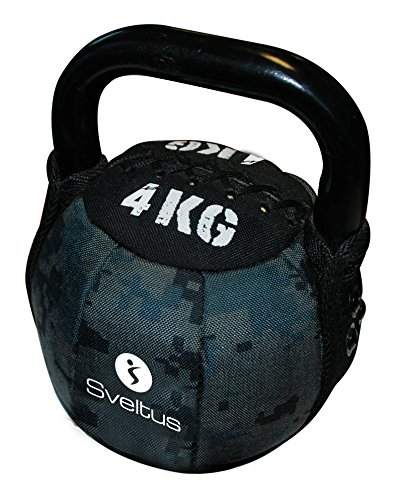 Sveltus Soft Kettlebell 4kg Krafttraining Bootcamp Gewichte Neopren Hantel