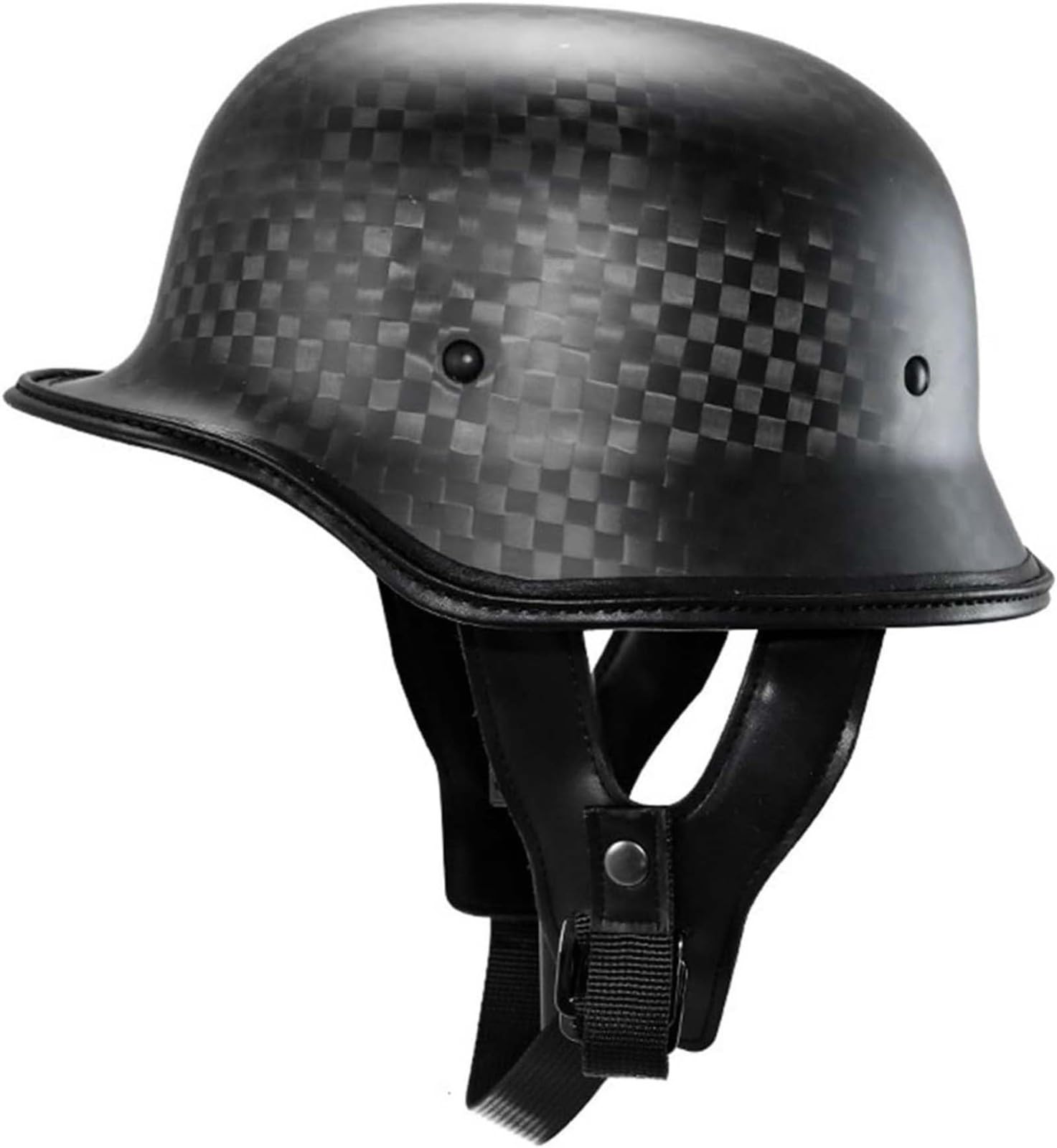 Retro-BOL-Motorrad-Bols-Helm, Jet-Helm Im Deutschen Stil, Mit DOT/ECE-Zulassung Und Herausnehmbarem Innenfutter, Halber Motorradhelm Für Erwachsene, Damen Und Herren C,L59-60CM