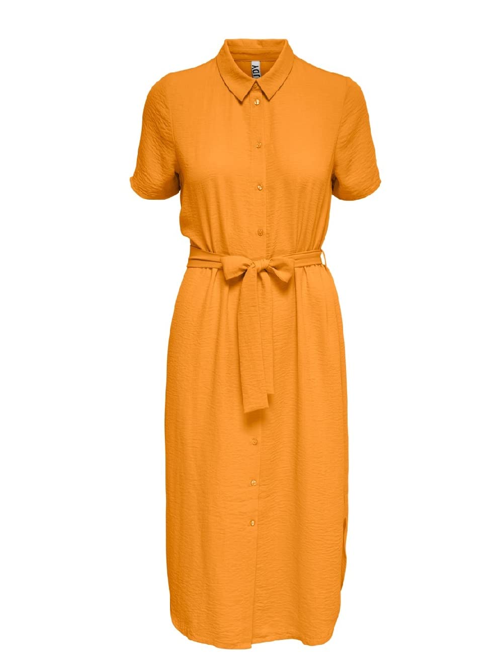 JdY Damen JDYRACHEL S/S MIDI Dress WVN Kleid, Apricot, XL