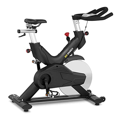 Gymrex GR-MG120 Heimtrainer Schwungmasse 20 kg LCD Hometrainer Heimtrainer Fahrrad Indoor Cycle Hometrainer Fahrrad