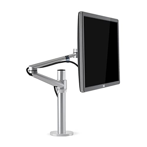 VSULZVNU Universal-TV-Ständer, Monitorhalterung, Monitorarm mit höhenverstellbar, schwenkbar, neigbar, freistehend, passend für 25,4–81,3 cm große LED-Computer-Bildschirme (Farbe: B)