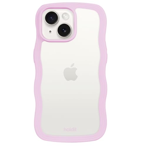 holdit Wavy Case - Lilac/Transparent - iPhone 15/14/13