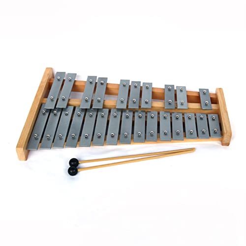 ZUOMU 25 Ton Xylophon Aluminium Platten Xylophon Glockenspiel Professionelles Glockenspiel Xylophon Percussion Kit