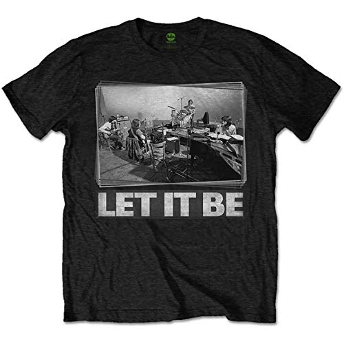 T-Shirt # S Unisex Black # Let It Be Studio