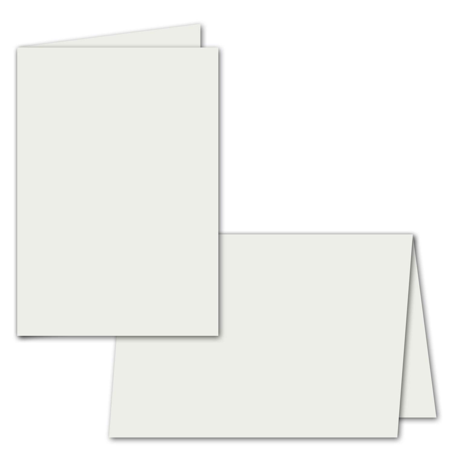 150x faltbares Einlege-Papier für B6 Doppelkarten - cremefarben - 168 x 224 mm (112 x 168 mm gefaltet) - ideal zum Bedrucken mit Tinte und Laser - hochwertig mattes Papier von GUSTAV NEUSER®