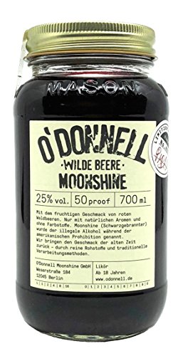 O´Donnell Moonshine Wilde Beere - limitierte Edition - Waldbeeren 0,7l 25% vol.