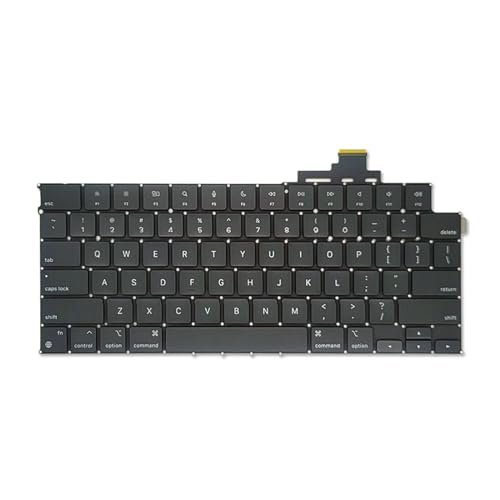 Laptop-Tastatur, englische Tastatur, US-Layout, Tastatur für AirM2 13,6 Zoll A2681 Tastaturen, Ersatzreparatur, US-Layout, Laptop-Tastaturen, 34,5 cm, Schwarz