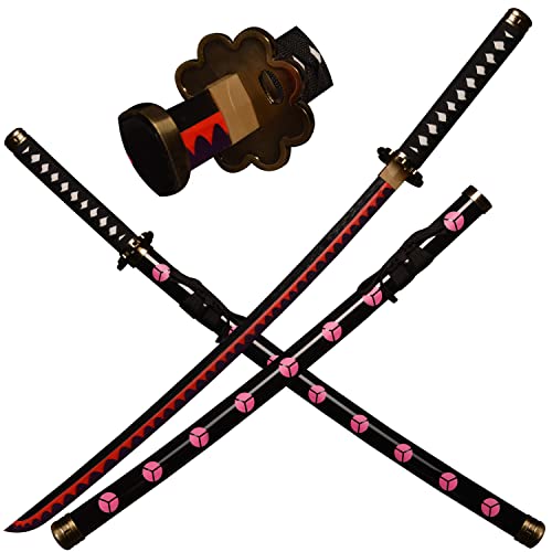 LQZJG Cosplay Anime Kunststoff Schwert, Roronoa Zoro Schwert Katana Shusui Katana 103cm/40 Zoll