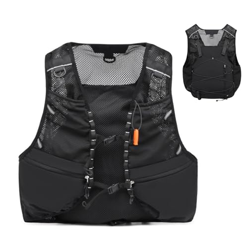 Hydration Chest Pack | Minimalistische Laufweste - Leichte Laufweste, Praktische Herren Brusttasche mit extra Stauraum für Workouts