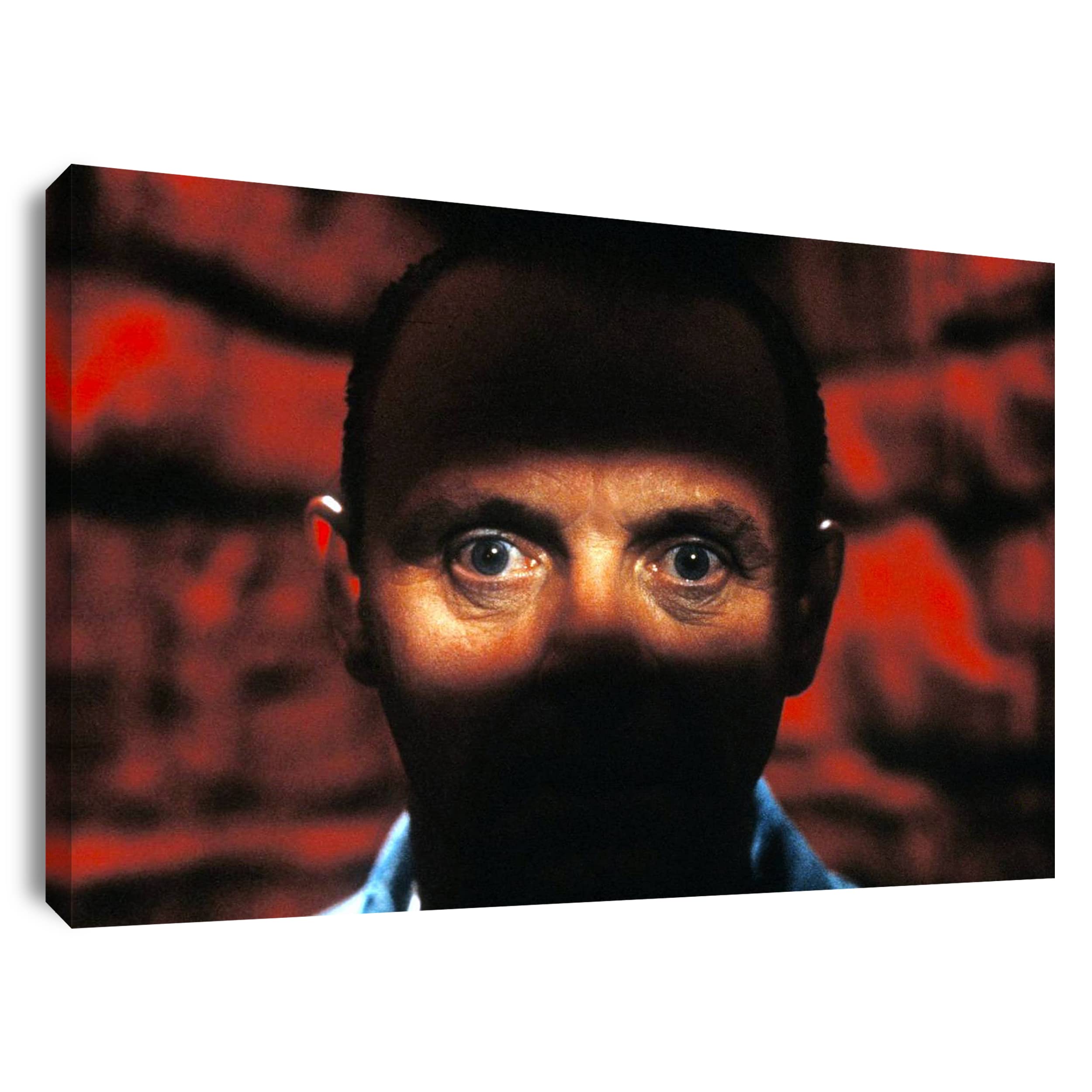 Artis Prints Leinwandbild Hannibal Lecter, Das Schweigen der Lämmer, Film, Klein bis XXL, Inneneinrichtung - Wohnzimmer - Wohnung, Dekoration