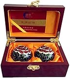 chinesische klangkugeln chinesische klangkugeln klein Chinesischer Fitnessball Feng Shui Massage Fitness Handübung Gesundheitsballklangkugeln(Color:a)