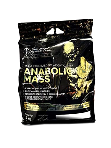 KEVIN LEVRONE Anabolic Mass | Proteinkomplex | 7000g je Behälter | Geschmack: Chocolate | Whey Pulver Masse Gainer | Creatin Monohydrat Taunrin | Nahrungsergänzungsmittel