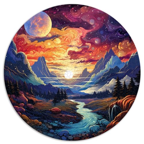 Puzzles zum Verschenken, schöne Planetenlandschaft, Puzzles 1000 Teile, 67,5 x 67,5 cm, Lernspielzeug, Familienspiele für Frauen und Männer