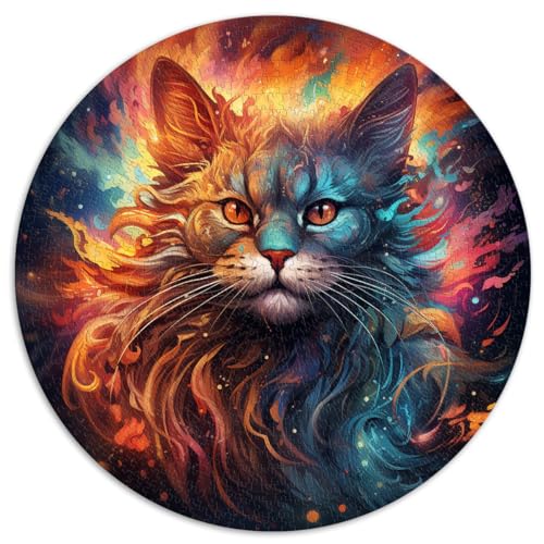 Puzzles für Katzen, Puzzles für Erwachsene, 1000 Teile, 26,5 x 26,5 Zoll, Familienpuzzle, Geschenk, jedes Teil ist einzigartig – anspruchsvolles, unterhaltsames Familienspiel