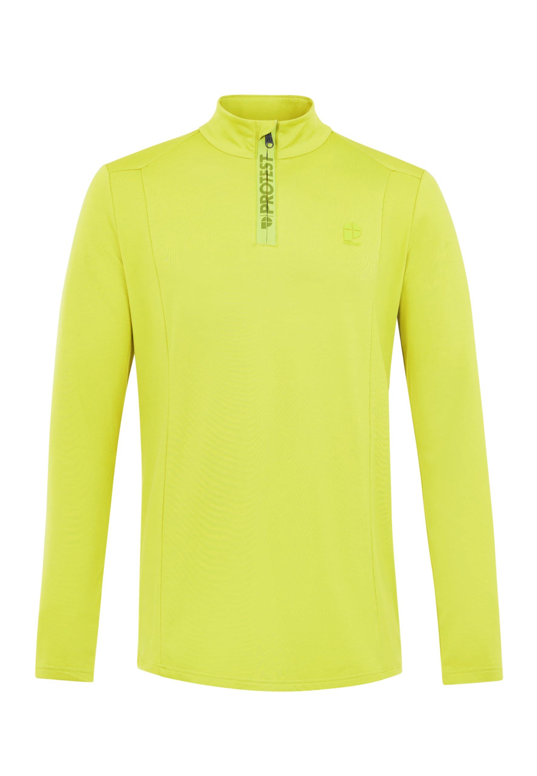 Protest Men 1/4-Reißverschluss REWILL 1/4 Zip Active top Limone XXL