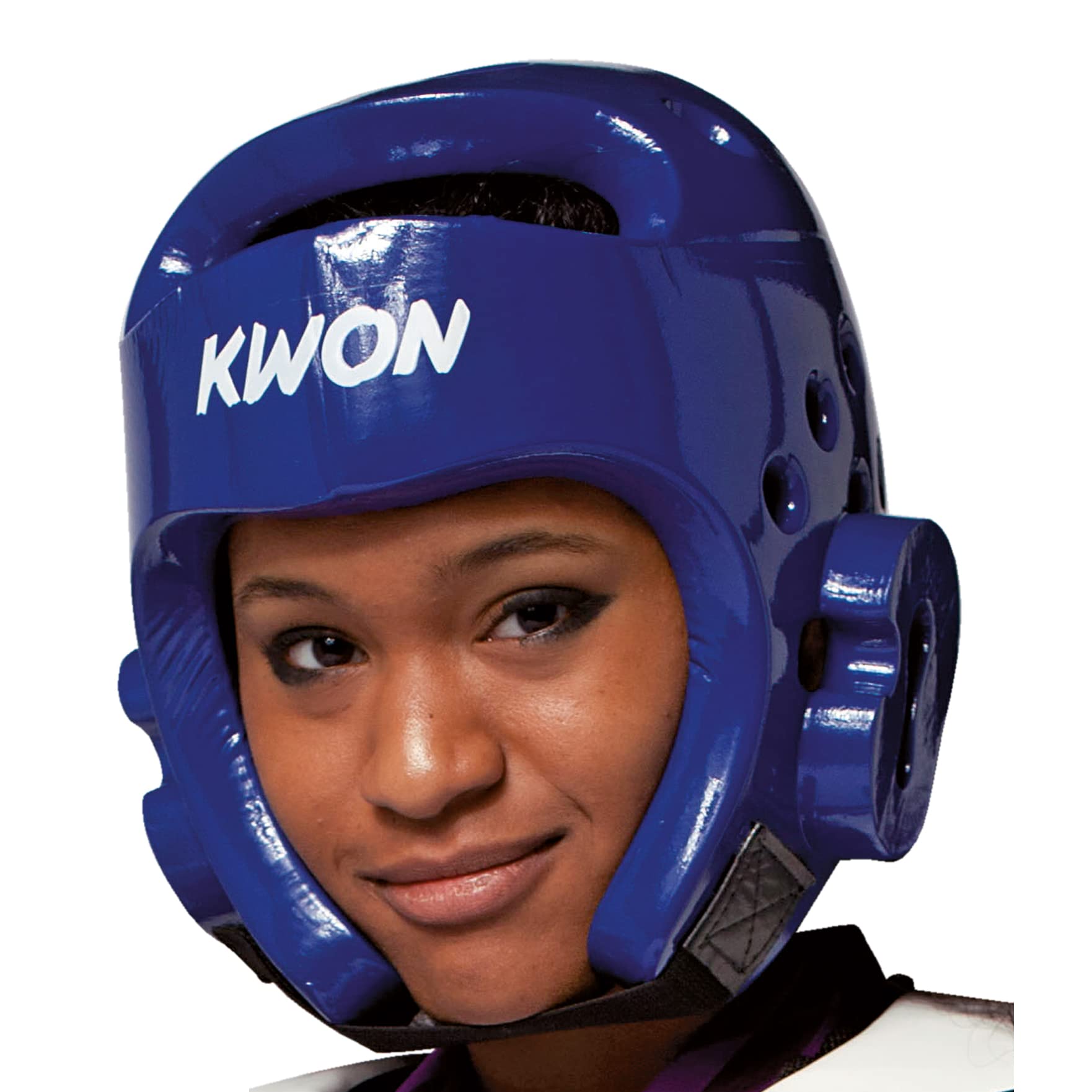 KWON® Taekwondo Kopfschutz 40062 PU CE blau WTF Kopfschützer - S