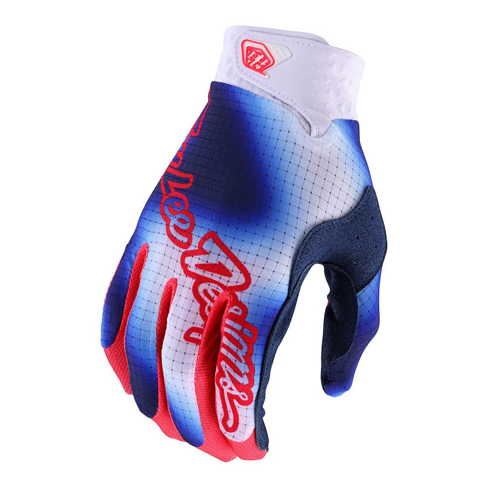 Troy Lee Designs Air Lucid Youth MX Offroad Gloves White/Blue SM