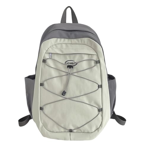 Harajuku Rucksack Schule Studenten Große Kapazität Laptop Tasche Daypack Bungee