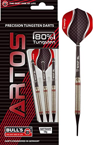 BULL'S Artos Soft Dart, rot, 18g